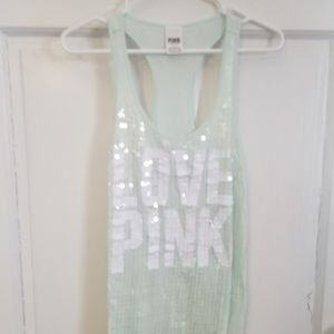 Victoria Secret Pink sparkly sequin tank